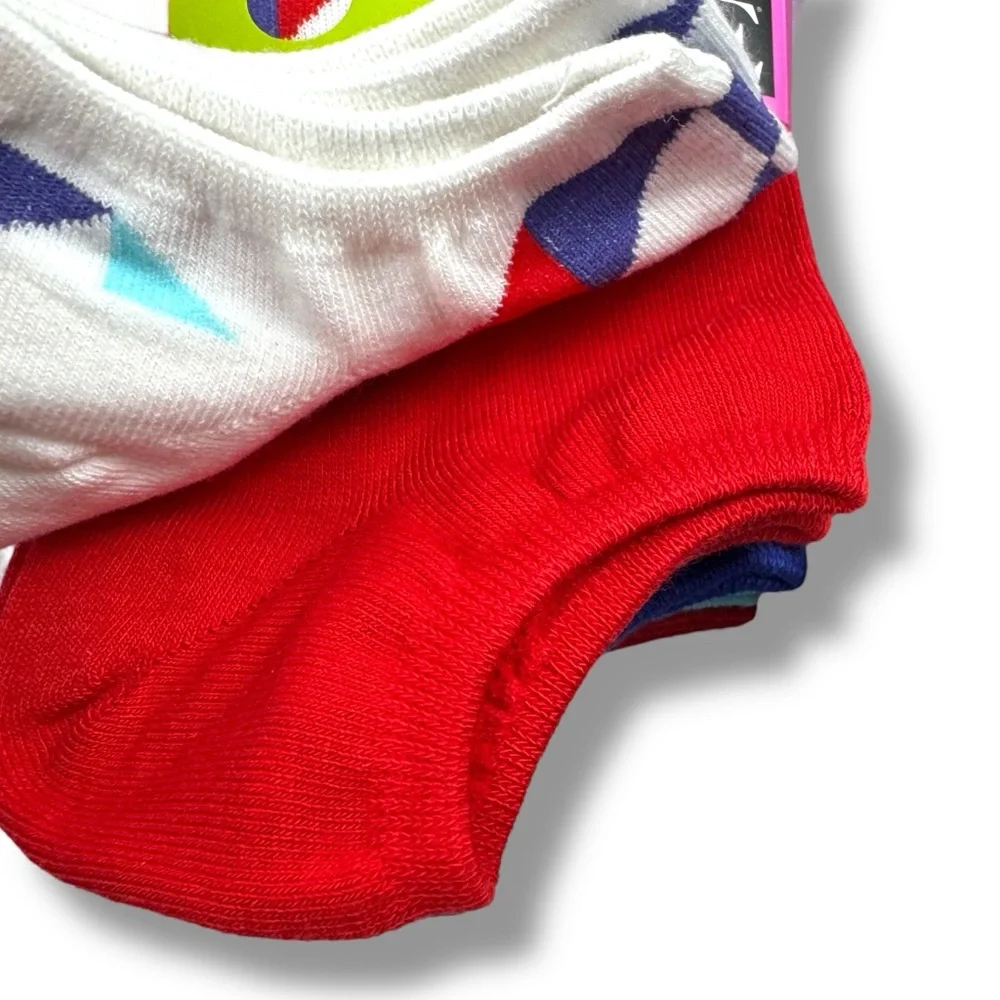 HUE Womens Cotton Sock Liner One Size Fits Most No Show Socks Multicolor 12 Pair